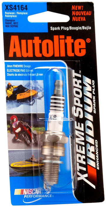 Autolite (320) XS4164DP Autolite XS4164DP Xtreme Sport Iridium Powersports Spark Plug - Display Pack
