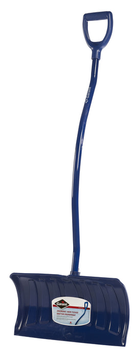 Garant 99463 21-Inch Ergonomic Snow Pusher with Lightweight Aluminum Handle, Ergo Grip