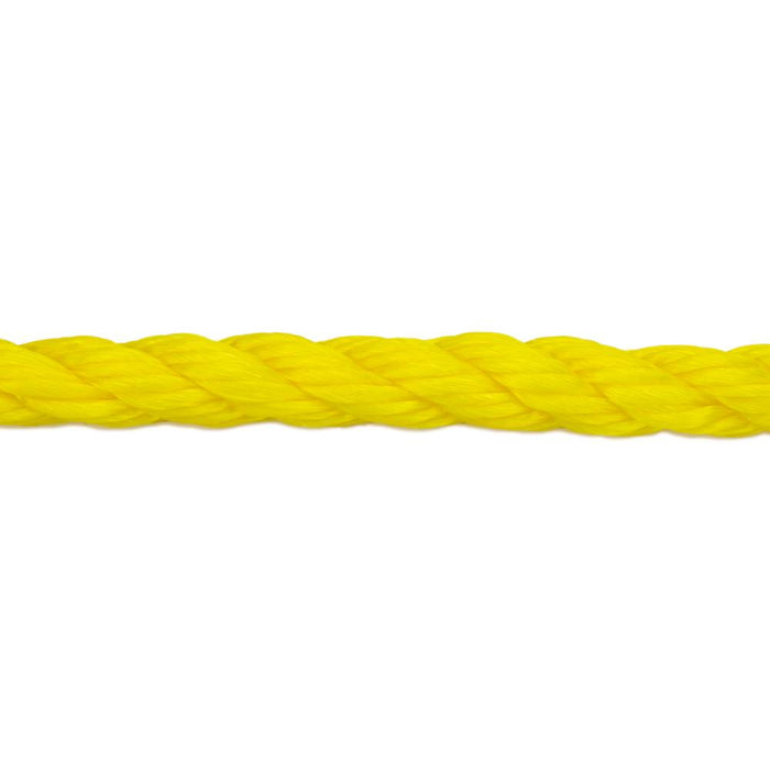 Tuff Rope (344) YPT-12-100 1/2" x 335' Twisted Polypro Rope Yellow (12mm x 100m)