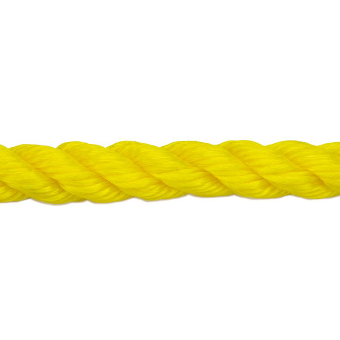 Tuff Rope (344) YPT-16-60 5/8" x 200' Twisted Polypro Rope Yellow (16mm x 60m)
