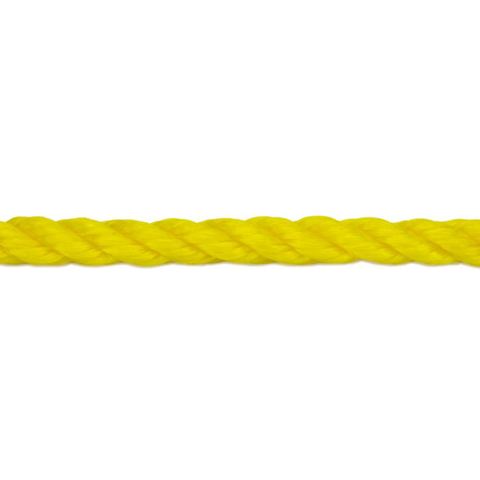 Tuff Rope YPT-9-190 3/8" x 630' Twisted Polypro Rope Yellow (9mm x 190m)