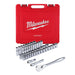 Milwaukee 48-22-9010 1/2" DRV RATCHT/SOCKT SET - SAE/MET
