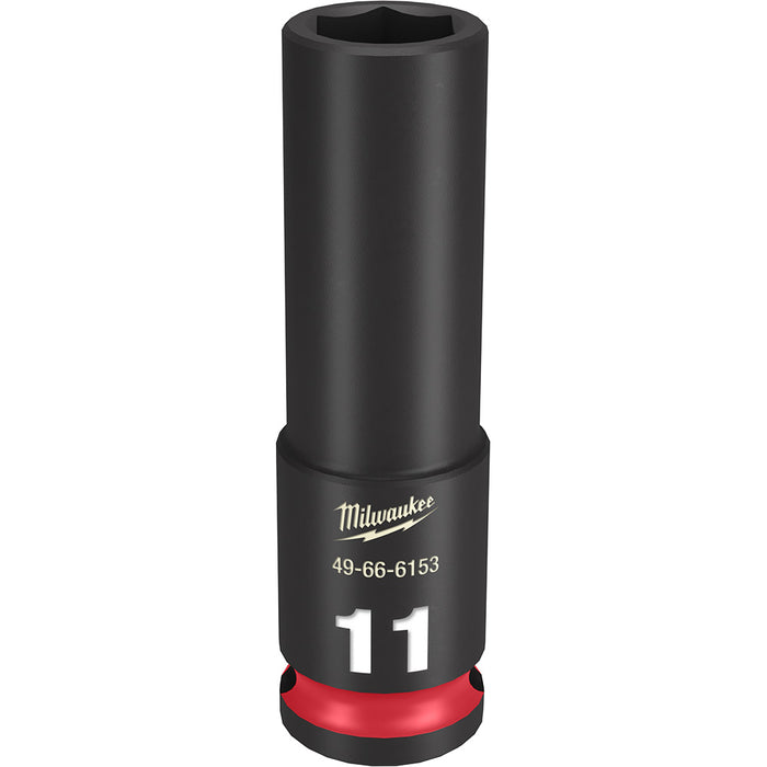 Milwaukee 49-66-6153 SHOCKWAVE Impact Duty™ 3/8"Drive 11MM Deep 6 Point Socket