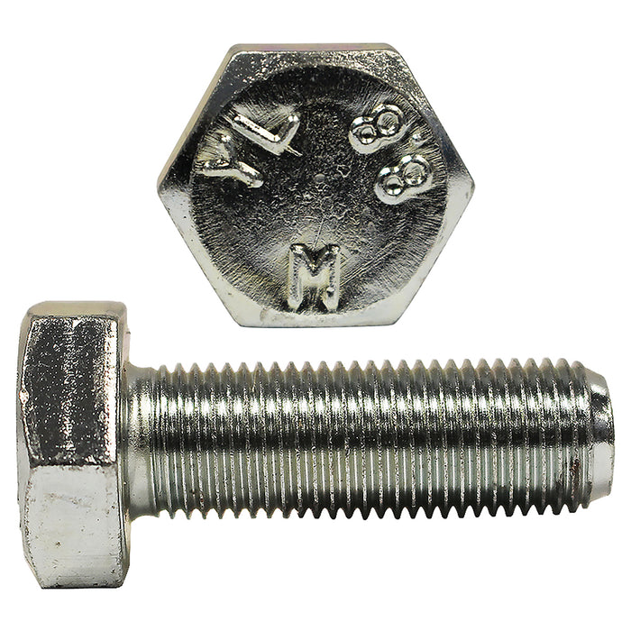 H. Paulin 610-418 Paulin M12-1.25 x 50mm Metric Hex Head Cap Screws CL 8.8 Extra Fine Zinc DIN961 FT 25 Pcs