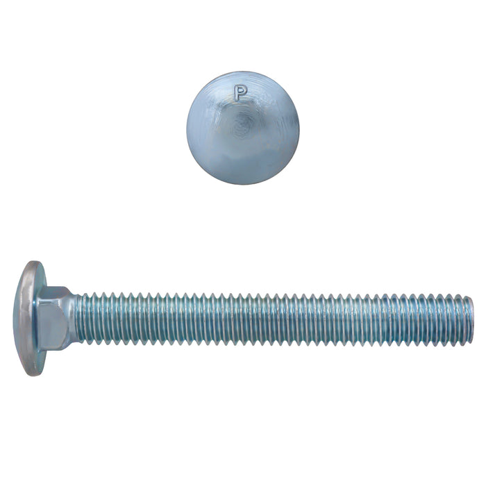 H. Paulin B129-500 Paulin 3/8"-16 x 3" Carriage Bolts Zinc Grade 2 UNC FT 300 Pcs