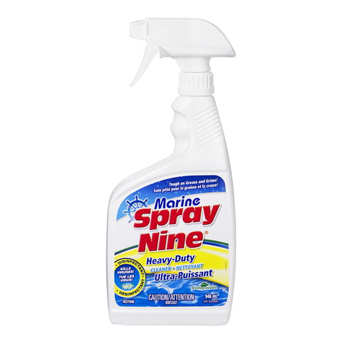 Permatex C27946 SPRAY NINE MARINE CLEANER/DISINFECTANT 946ML BOTTLE.