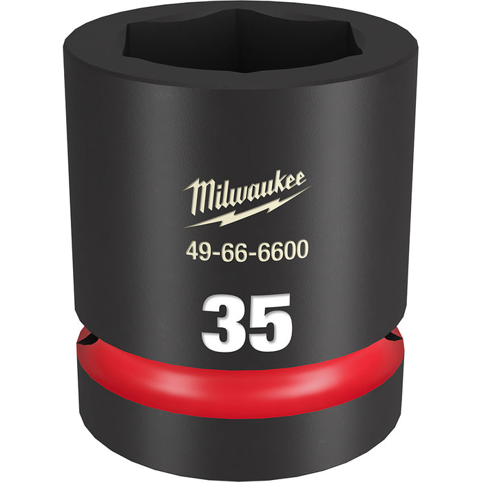 Milwaukee (366) 49-66-6600 SHOCKWAVE Impact Duty™ 1"Drive 35MM Standard 6 Point Socket