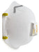 3M 8511 3M™ Particulate Respirator with exhalation valve, N95, Colour: White, Box of 10, 3M Stock No. 7000002056