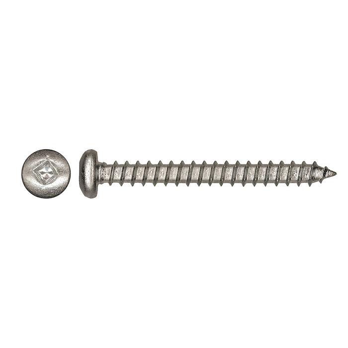 H. Paulin 848-630 Papco No.12 x 3/4" Pan Tapping Screws 18.8 Stainless 3Pcs