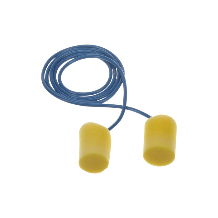 3M 311-1101 3M™ E-A-R™ Classic Earplugs, 311-1101, corded, 2000 pairs per case, Colour: Yellow, 3M Stock No. 7000002301