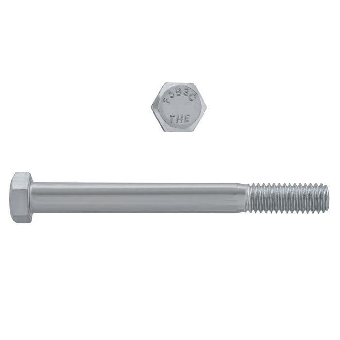 H. Paulin (680) 5000-502 Paulin 3/8"-16 x 3-1/2" Hex Head Cap Screws 18.8 Stainless UNC PT 25 Pcs