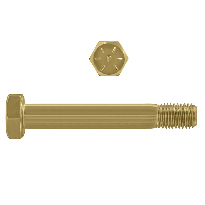 H. Paulin (680) B079-691 Paulin 5/8"-11 x 7-1/2" Hex Head Cap Screws Grade 8 UNC Zinc-Yellow PT 55 Pcs