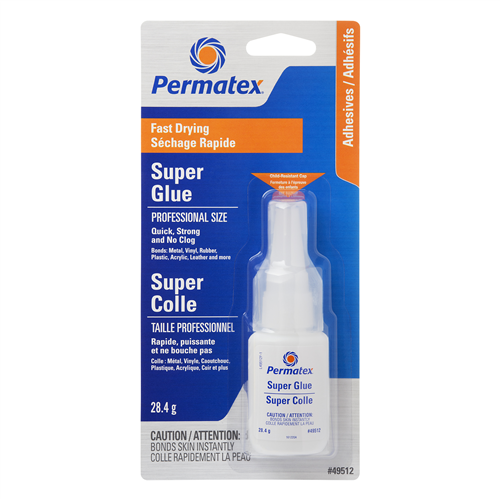 Permatex (610) 49512 PERMATEX ULTRA BOND INSTANT ADHESIVE 28G CARDED BOTTLE