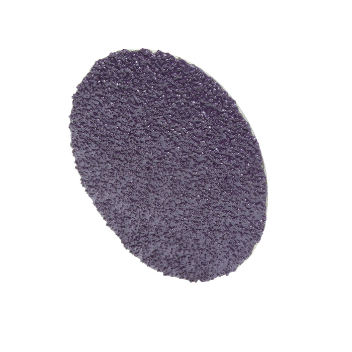 3M (815) 33379 3M™ Cubitron™ II Roloc™ Fibre Disc, 33379, 60+, 2 in (5.08 cm), Colour: Purple, 3M Stock No. 7100033188