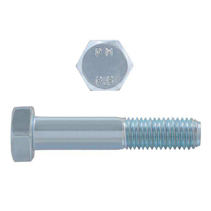 H. Paulin (680) 608-446 Paulin M14-2.00 x 70mm Metric Hex Head Cap Screws CL 8.8 Coarse Zinc DIN931 PT 25 Pcs