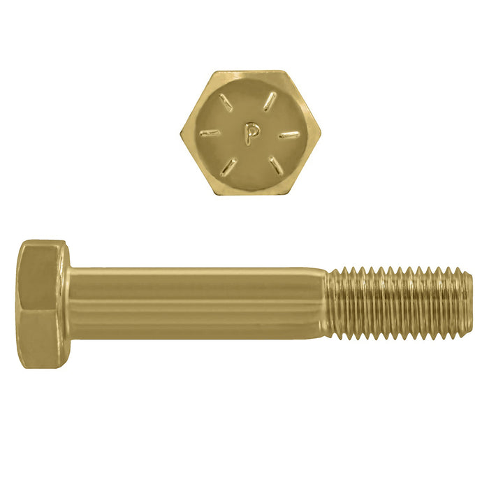 H. Paulin (680) 079-730 Paulin 3/4"-10 x 6" Hex Head Cap Screws Grade 8 UNC Zinc-Yellow PT 20 Pcs