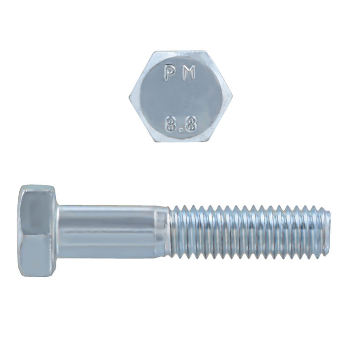 H. Paulin (680) 009-233 Paulin M8-1.25 x 40mm Metric Hex Head Cap Screws CL 8.8 Coarse Zinc DIN931 PT 5 Pcs
