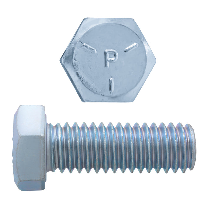 H. Paulin 075-538 Paulin 7/16"-14 x 1-1/2" Hex Head Cap Screws Grade 5 UNC Zinc FT 50 Pcs