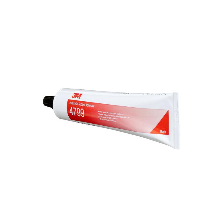3M 4799-TUBE 3M™ Scotch-Weld™ Industrial Adhesive, 4799, black, 5 oz (147.8 mL), Colour: Black, 3M Stock No. 7000000926