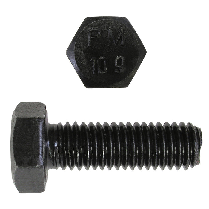 H. Paulin 612-370 Paulin M10-1.50 x 30mm Metric Hex Head Cap Screws CL 10.9 Coarse Bare Metal DIN933 FT 100 Pcs