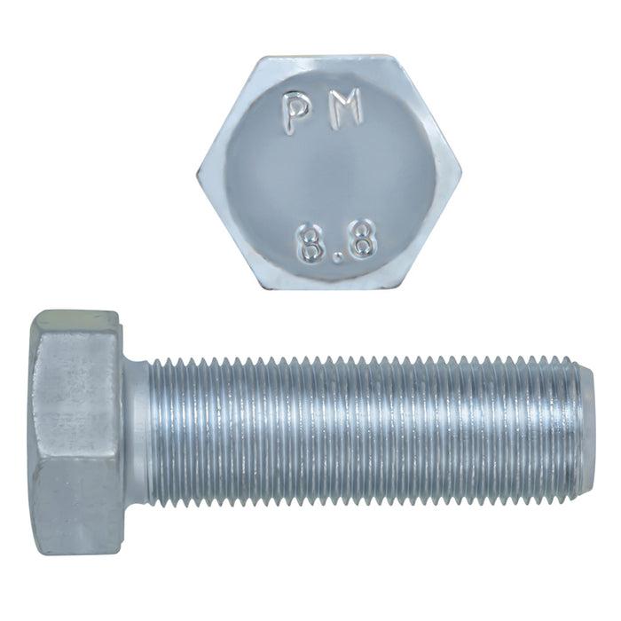 H. Paulin 609-526 Paulin M20-1.50 x 70mm Metric Hex Head Cap Screws CL 8.8 Extra Fine Zinc DIN931 PT 10 Pcs