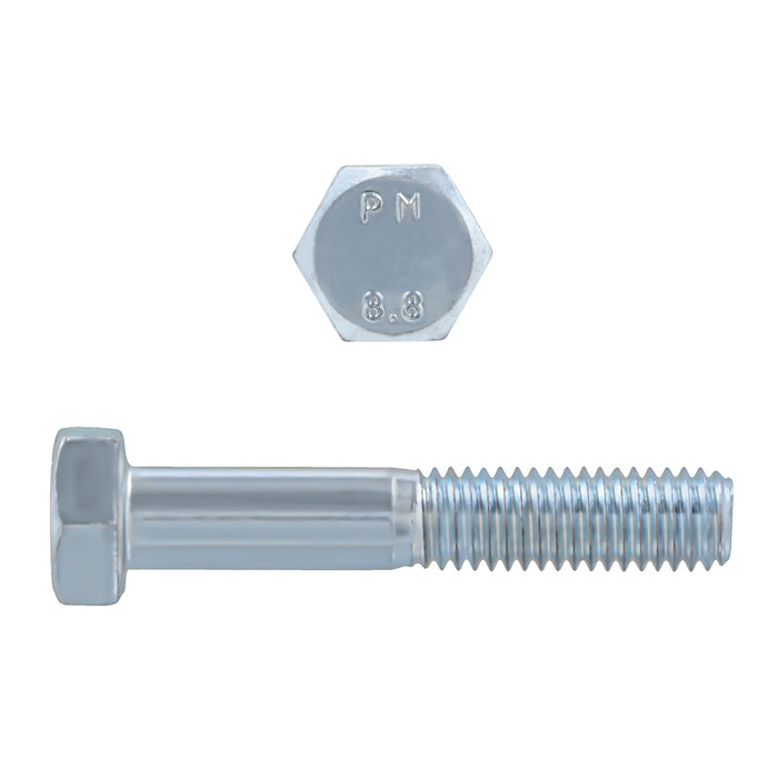 H. Paulin (680) 009-234 Paulin M8-1.25 x 45mm Metric Hex Head Cap Screws CL 8.8 Coarse Zinc DIN931 PT 5 Pcs