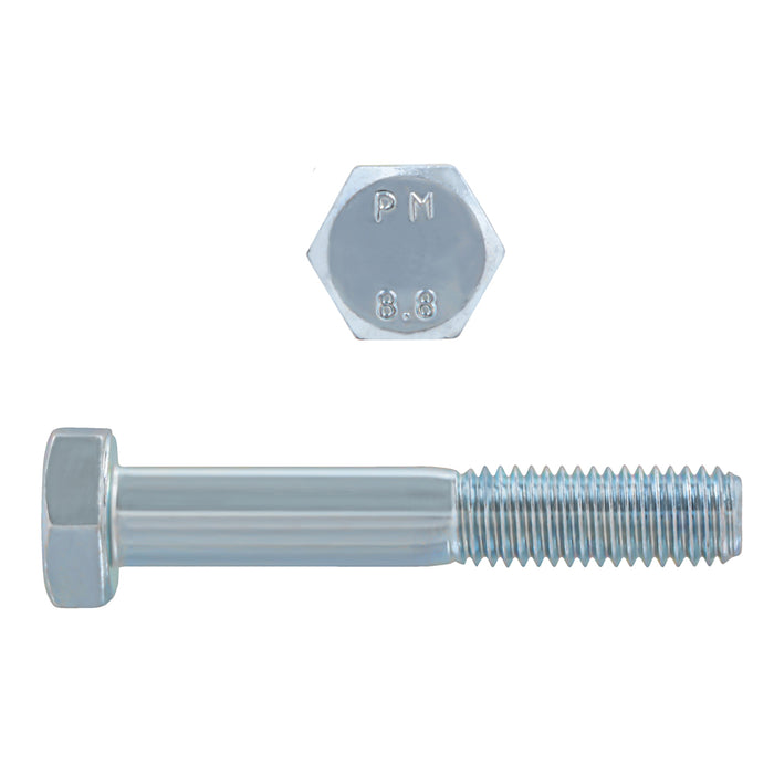 H. Paulin 009-242 Paulin M10-1.50 x 60mm Metric Hex Head Cap Screws CL 8.8 Coarse Zinc DIN931 PT 2 Pcs