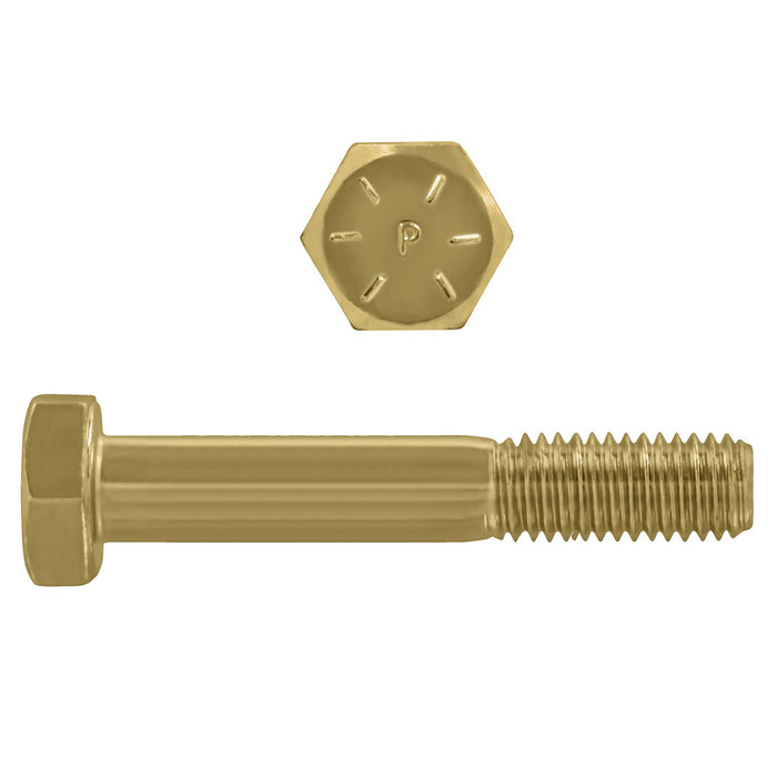H. Paulin B079-325 Paulin 1/4"-20 x 4-1/2" Hex Head Cap Screws Grade 8 UNC Bare Metal PT 450 Pcs