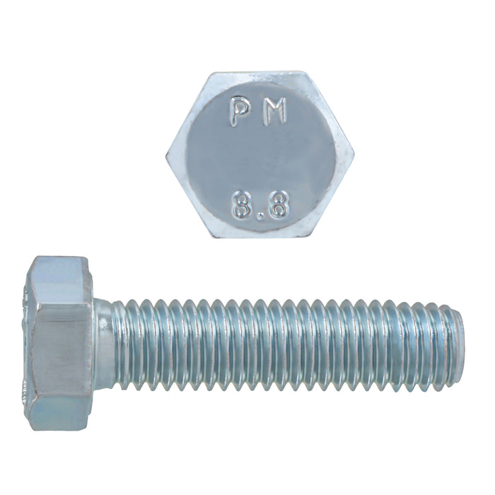 H. Paulin (680) 608-141 Paulin M4-0.70 x 20mm Metric Hex Head Cap Screws CL 8.8 Coarse Zinc DIN933 FT 100 Pcs