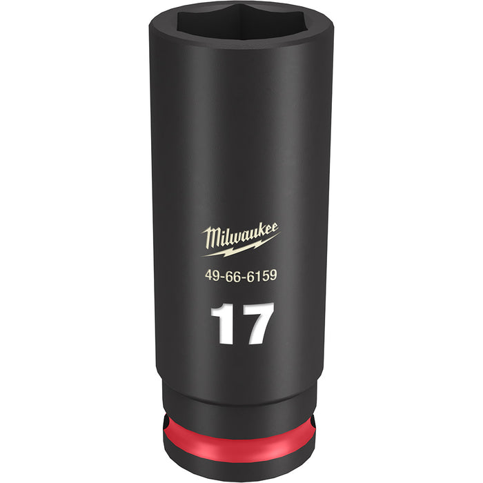 Milwaukee 49-66-6159 SHOCKWAVE Impact Duty™ 3/8"Drive 17MM Deep 6 Point Socket