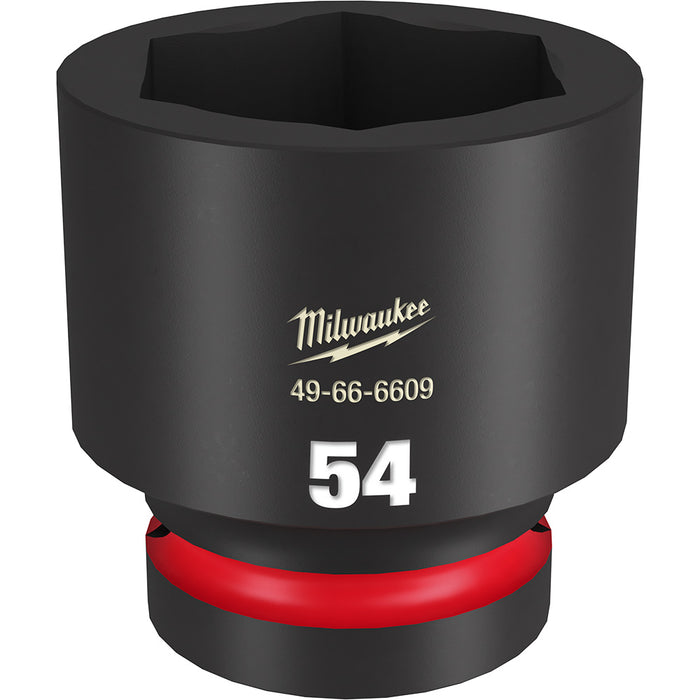 Milwaukee (366) 49-66-6609 SHOCKWAVE Impact Duty™ 1"Drive 54MM Standard 6 Point Socket