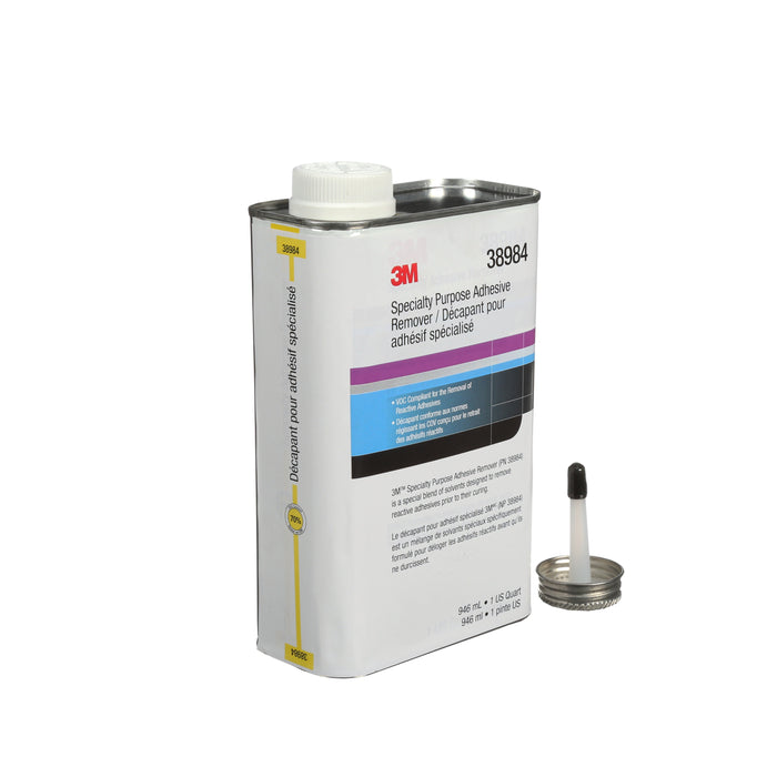 3M 38984 3M™ Specialty Adhesive Remover, 38984, 32 fl oz (0.95 L), Colour: Transparent, 3M Stock No. 7000142719