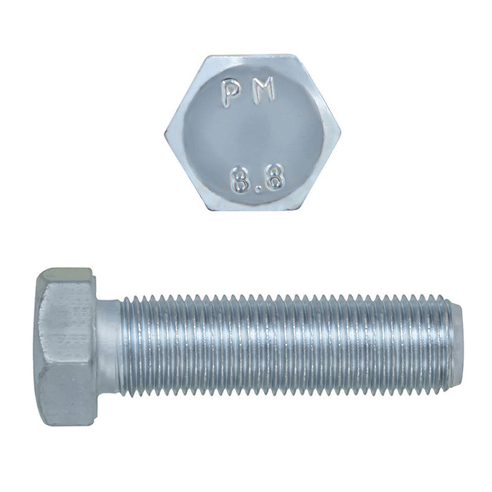 H. Paulin 024-172 Paulin M10-1 x 30mm Metric Hex Head Cap Screws CL 8.8 Extra Fine Zinc DIN961 FT 3 Pcs