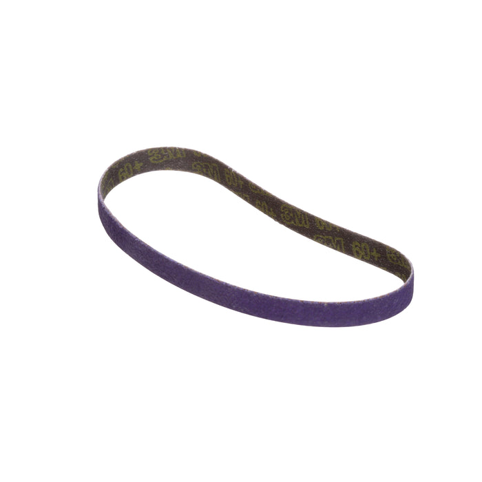3M 33439 3M™ Cubitron™ II File Belt, 33439, 60+, 3/8 in x 13 in (1 cm x 33 cm), Colour: Purple, 3M Stock No. 7100033194