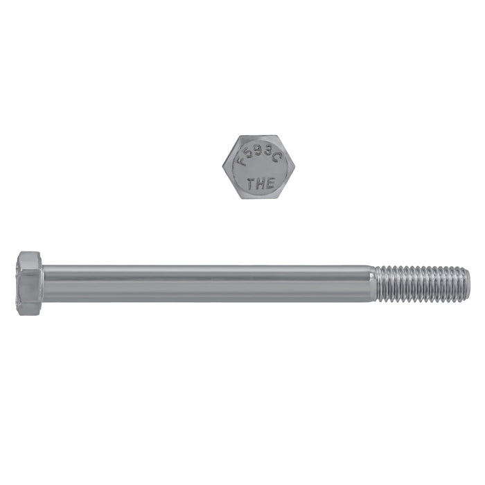 H. Paulin (680) 5000-599 Paulin 1/2"-13 x 6" Hex Head Cap Screws 18.8 Stainless UNC PT 10 Pcs