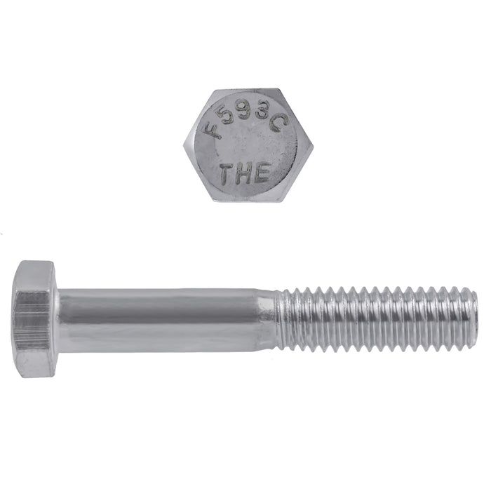 H. Paulin (680) 009-091 Paulin 5/16"-18 x 2" Hex Head Cap Screws 18.8 Stainless UNC PT 2 Pcs