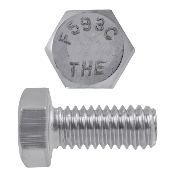 H. Paulin (680) 009-089 Paulin 5/16"-18 x 1" Hex Head Cap Screws 18.8 Stainless UNC FT 3 Pcs