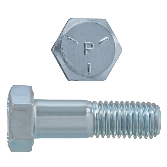 H. Paulin B075-768 Paulin 7/8"-9 x 3-1/2" Hex Head Cap Screws Grade 5 UNC Zinc PT 50 Pcs