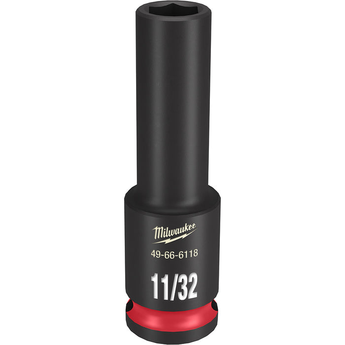 Milwaukee 49-66-6118 SHOCKWAVE Impact Duty™ 3/8"Drive 11/32" Deep 6 Point Socket