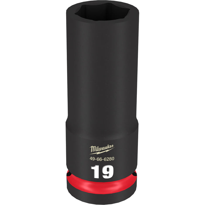 Milwaukee 49-66-6280 SHOCKWAVE Impact Duty™ 1/2"Drive 19MM Deep 6 Point Socket