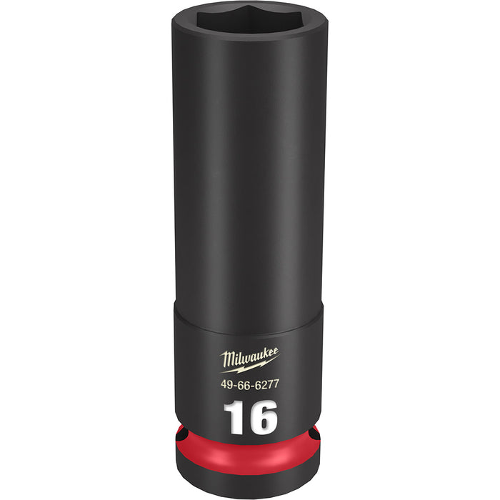 Milwaukee 49-66-6277 SHOCKWAVE Impact Duty™ 1/2"Drive 16MM Deep 6 Point Socket