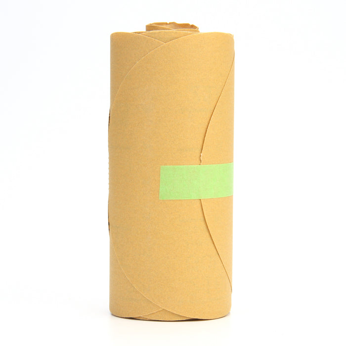 3M 01208 3M™ Stikit™ Gold Disc Roll, 216U, 01208, P220, A-weight, 6 in (15.24 cm), Colour: Yellow, 3M Stock No. 7000119706