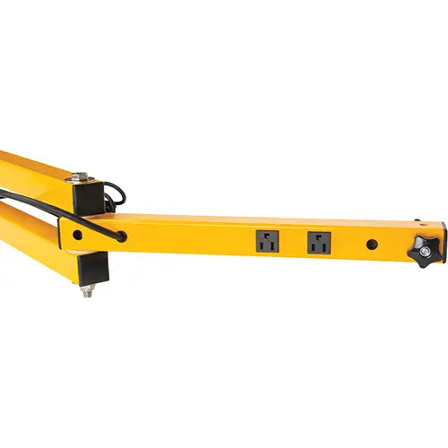 180º Double Locking Arm with 2 Receptacles - EB539
