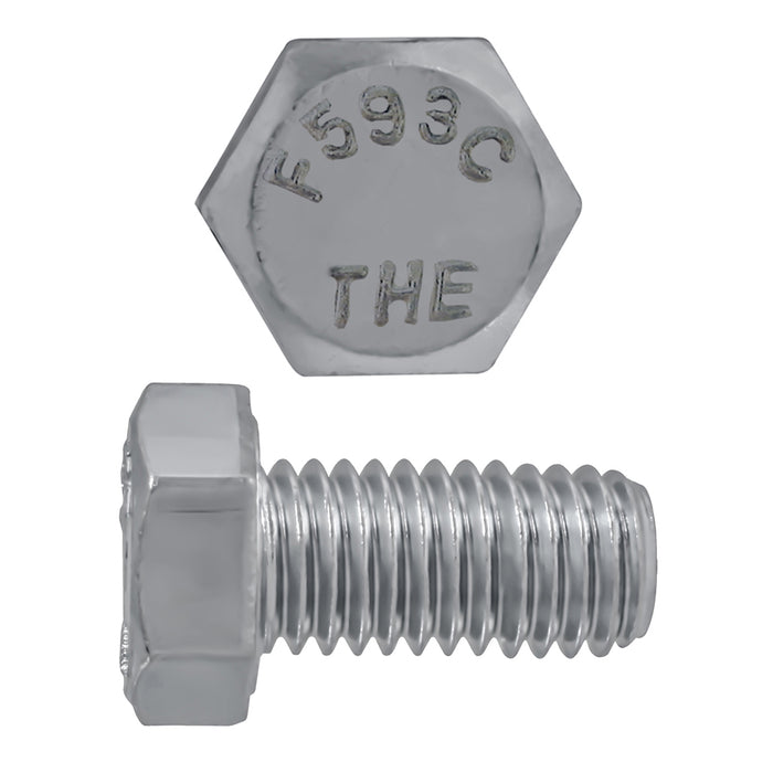 H. Paulin (680) 5000-579 Paulin 1/2"-13 x 1" Hex Head Cap Screws 18.8 Stainless UNC FT 25 Pcs