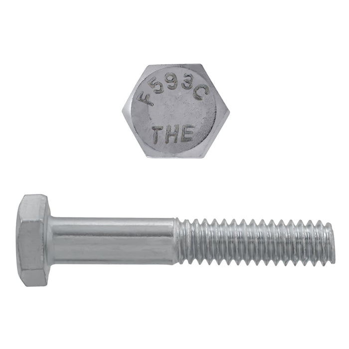 H. Paulin (680) 5000-311 Paulin 1/4"-20 x 1-1/4" Hex Head Cap Screws 18.8 Stainless UNC PT 100 Pcs