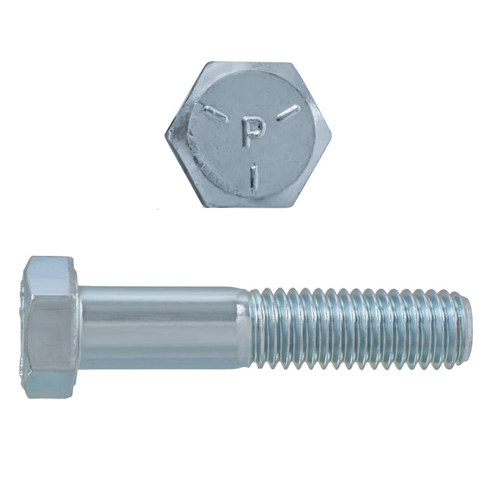 H. Paulin (680) 023-059 Paulin 1/2"-13 x 2-1/2" Hex Head Cap Screws Grade 5 UNC Zinc PT 3 Pcs