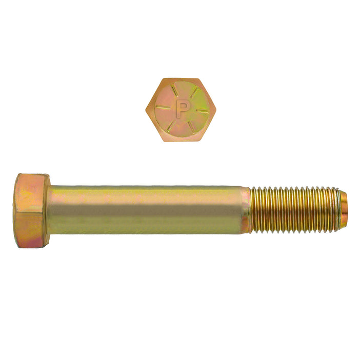 H. Paulin (680) B080-685 Paulin 5/8"-18 x 5" Hex Head Cap Screws Grade 8 UNF Zinc-Yellow PT 75 Pcs