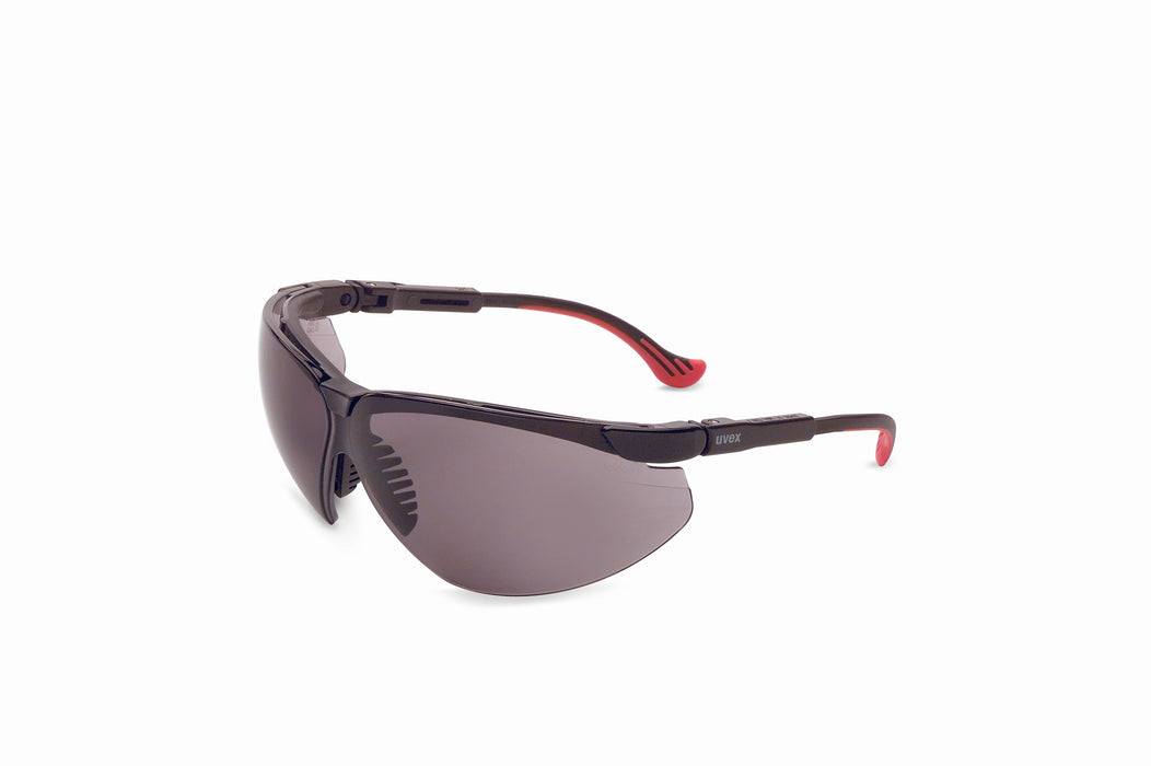 North Safety (399) S3301 Honeywell Uvex Genesis XC Black Safety Glasses With Grey Anti-Scratch/Hard Coat Lens