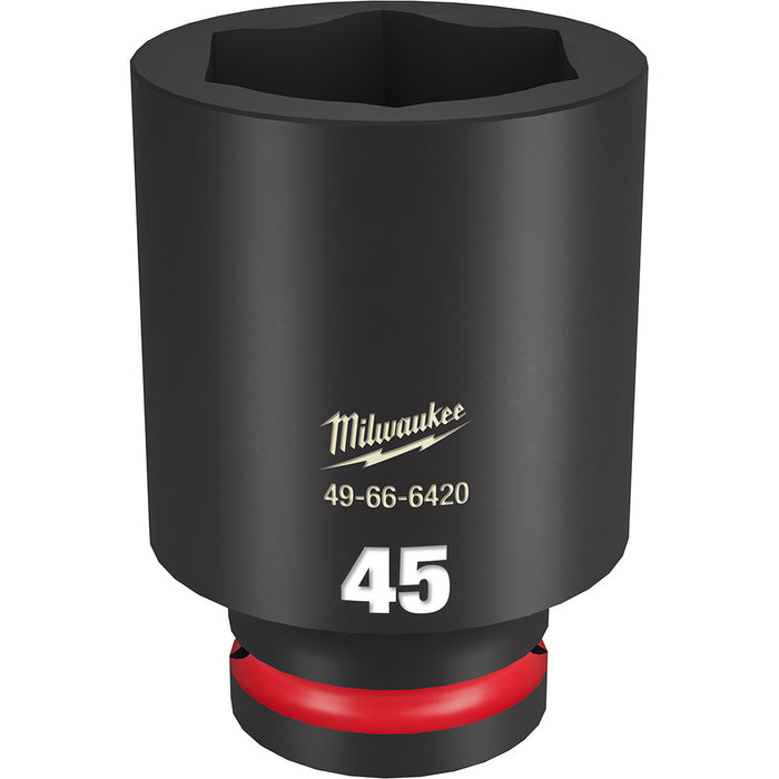 Milwaukee 49-66-6420 SHOCKWAVE Impact Duty™ 3/4"Drive 45MM Deep 6 Point Socket