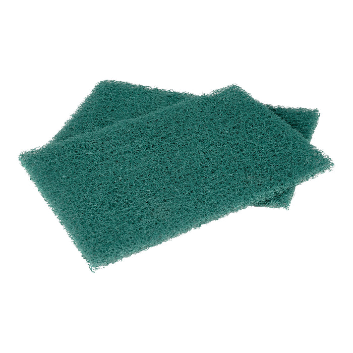 3M H-86-6X9 Scotch-Brite™ Heavy Duty Scouring Pad, H-86, 6 in x 9 in (152 mm x 229 mm), Colour: Green, 3M Stock No. 7000045876